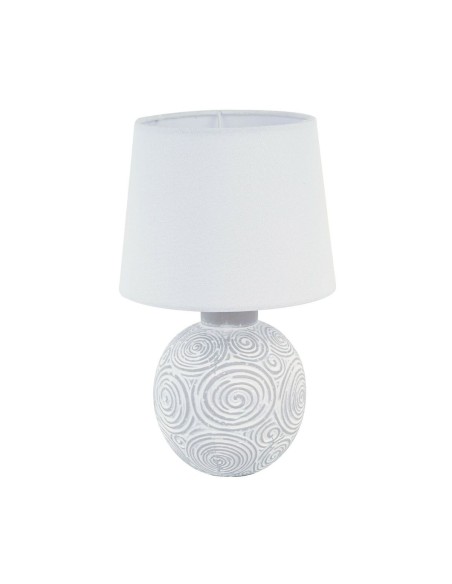Lampe de bureau Versa Blanc Céramique 18 x 30 x 18 cm