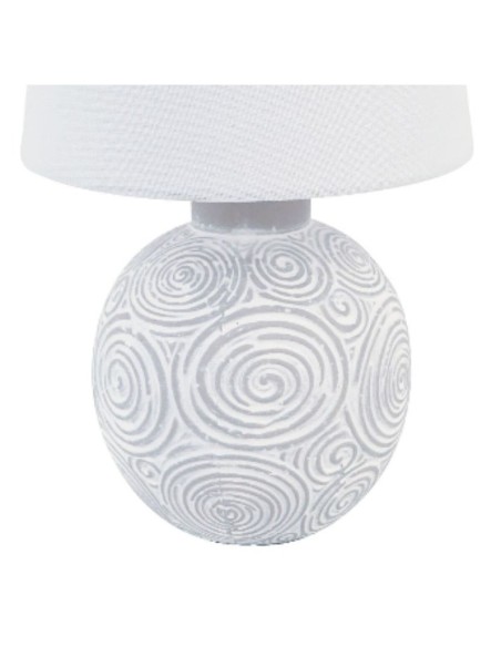 Lampe de bureau Versa Blanc Céramique 18 x 30 x 18 cm