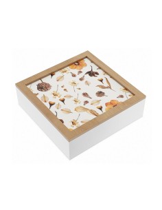 Boîte Décorative Versa Bois MDF Pétales