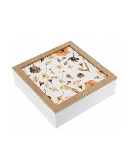 Boîte Décorative Versa Bois MDF Pétales