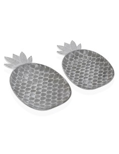 Centre de Table Versa Ananas 21,5 x 3 x 35 cm (2 Pièces)