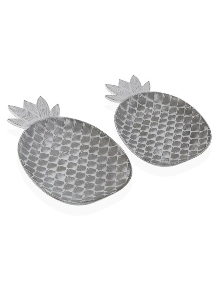 Centre de Table Versa Ananas 21,5 x 3 x 35 cm (2 Pièces)