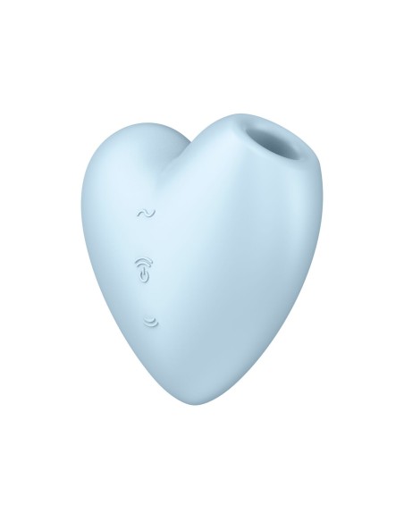 Aspirateur à clitoris Satisfyer Cutie Heart Bleu
