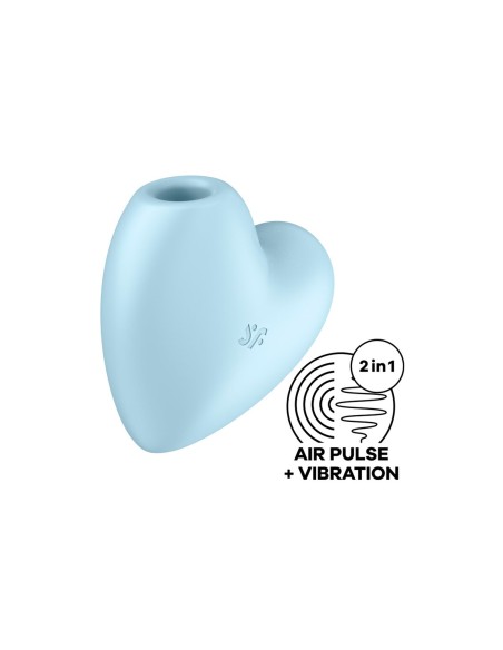 Aspirateur à clitoris Satisfyer Cutie Heart Bleu