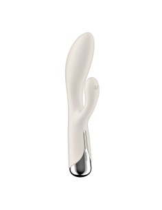 Vibration de Stimulation Double Satisfyer Spinning Rabbit 1 Blanc