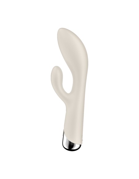 Vibration de Stimulation Double Satisfyer Spinning Rabbit 1 Blanc
