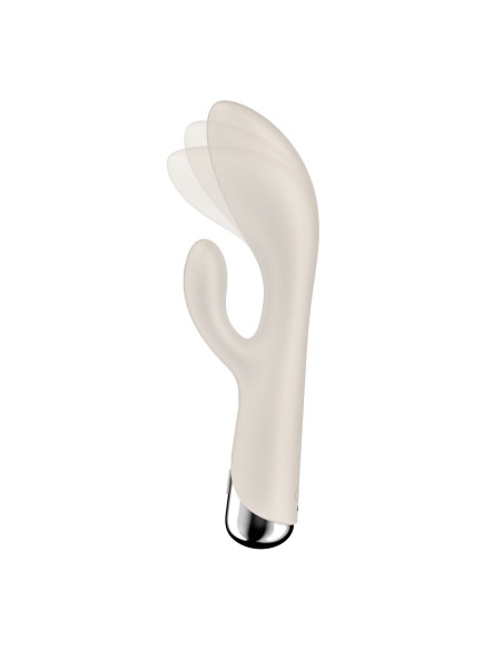Vibration de Stimulation Double Satisfyer Spinning Rabbit 1 Blanc