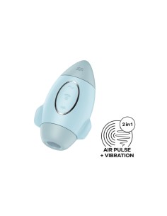 Aspirateur à clitoris Satisfyer Mission Control Bleu 2