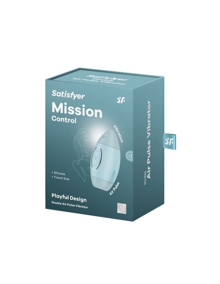 Aspirateur à clitoris Satisfyer Mission Control Bleu