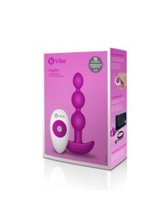 Triplette Anale à Perles Fushia B-Vibe 92740 Rose