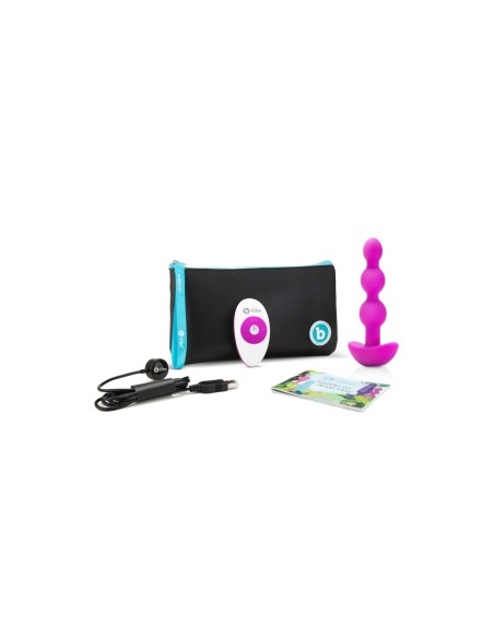 Triplette Anale à Perles Fushia B-Vibe 92740 Rose