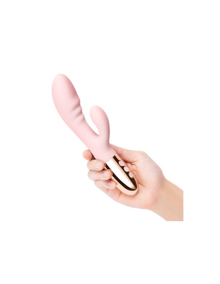 Vibration de Stimulation Double Le Wand Blend Rose Gold Doré Rose Or