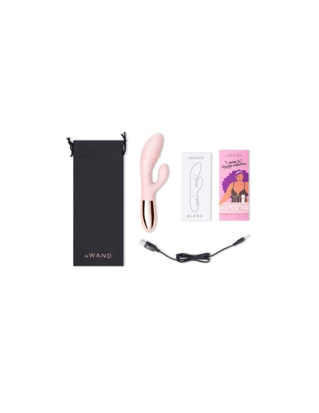 Vibration de Stimulation Double Le Wand Blend Rose Gold Doré Rose Or