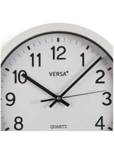 Horloge Murale Versa Blanc Plastique Quartz 4,3 x 30 x 30 cm 2