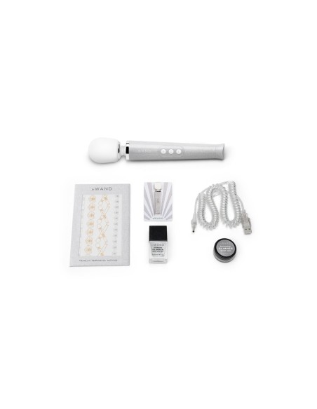 Vibromasseur Le Wand All That Glimmers Set Blanc