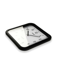 Horloge Murale Versa Noir Plastique Quartz 3,5 x 28,5 x 29,5 cm 2