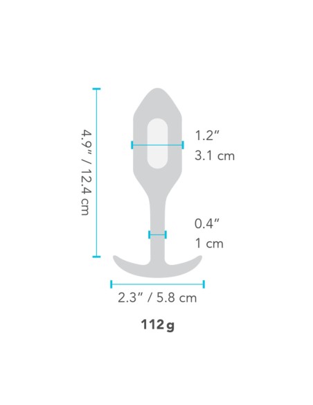 Plug Anal B-Vibe Vibrating Violet
