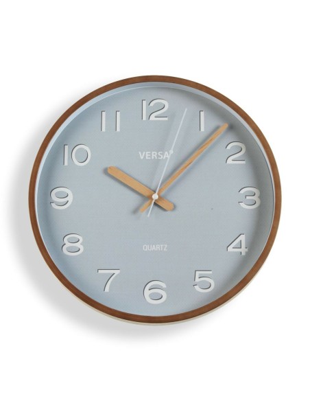 Horloge Murale Versa Vert Plastique Quartz 4,3 x 30 x 30 cm