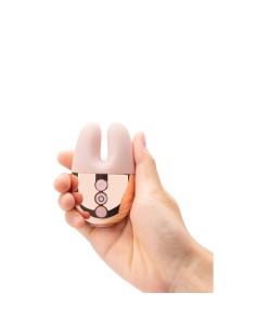 Vibromasseur Le Wand Double Vibe Doré Rose Or 2