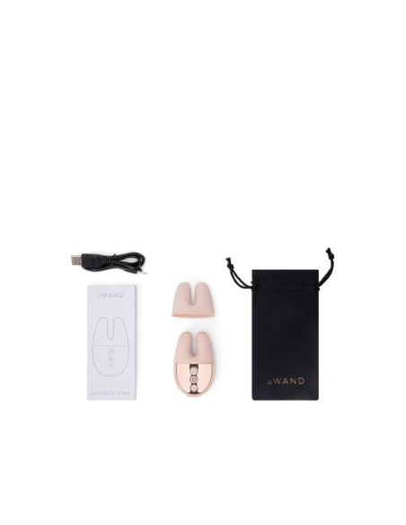 Vibromasseur Le Wand Double Vibe Doré Rose Or