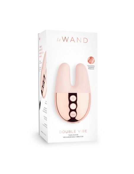 Vibromasseur Le Wand Double Vibe Doré Rose Or