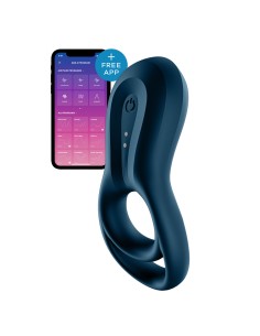 Anneau Pénis Satisfyer Epic Duo Bleu