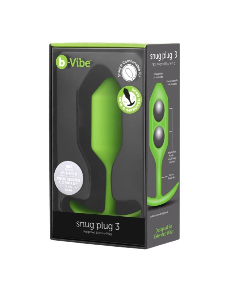 Plug Anal B-Vibe 3 Vert Citron