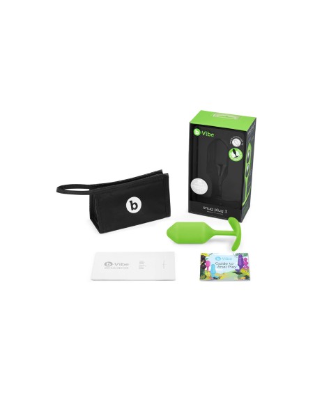 Plug Anal B-Vibe 3 Vert Citron