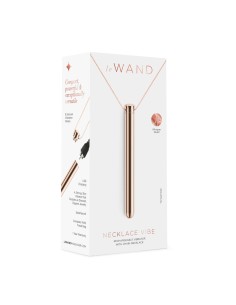 Vibromasseur à boules Le Wand Necklace Pendentif Rose Or