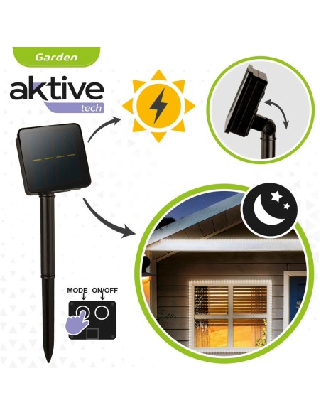 Bande lumineuse Aktive LED Blanc Jardin 3 m (6 Unités)