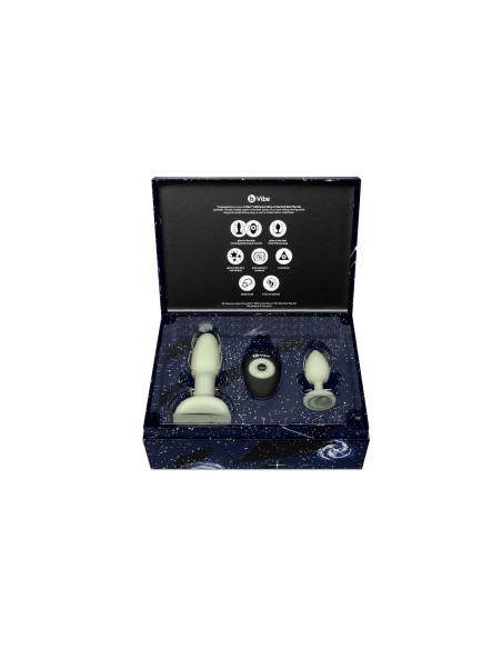 Kit Grand Plaisir B-Vibe ASStronaut Glow-in-the-Dark Vert