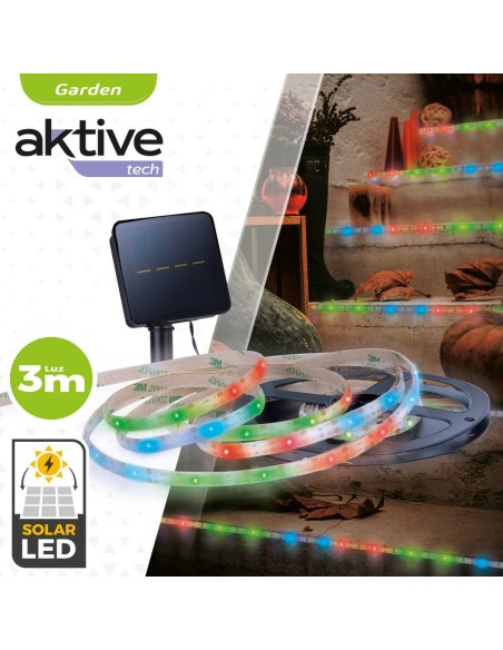 Bande lumineuse Aktive LED Multicouleur Jardin 3 m (6 Unités)