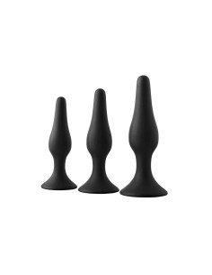 Plug Anal Dream Toys Fantasstic Noir 3 Pièces