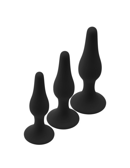 Plug Anal Dream Toys Fantasstic Noir 3 Pièces