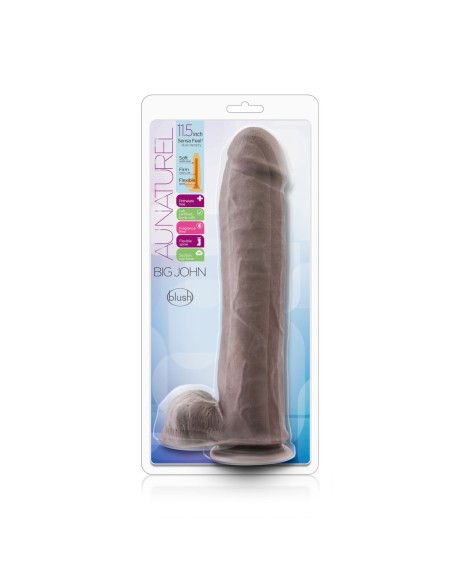 Gode réaliste Blush Au Naturel TPE Ø 6 cm (23,5 cm)