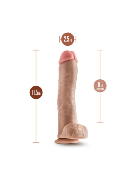 Gode réaliste Blush Dr Skin PVC Ø 6,3 cm (22,8 cm)