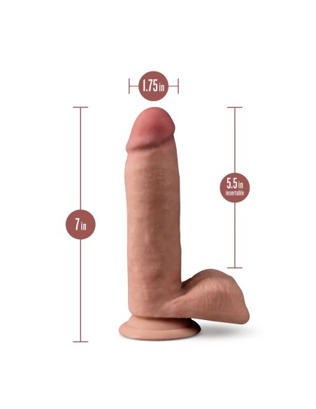 Gode réaliste Blush Dr Skin TPE Ø 4 cm (13,9 cm)