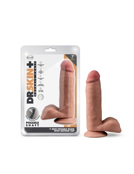 Gode réaliste Blush Dr Skin TPE Ø 4 cm (13,9 cm)