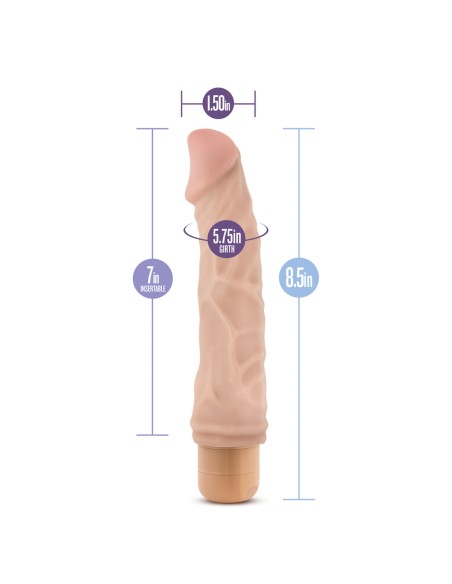 Gode réaliste Blush Dr Skin PVC Ø 4,7 cm (17,7 cm) (21,5 cm)