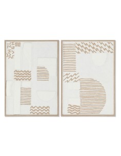 Cadre Home ESPRIT Abstrait Urbaine 50 x 3 x 70 cm (2 Unités)