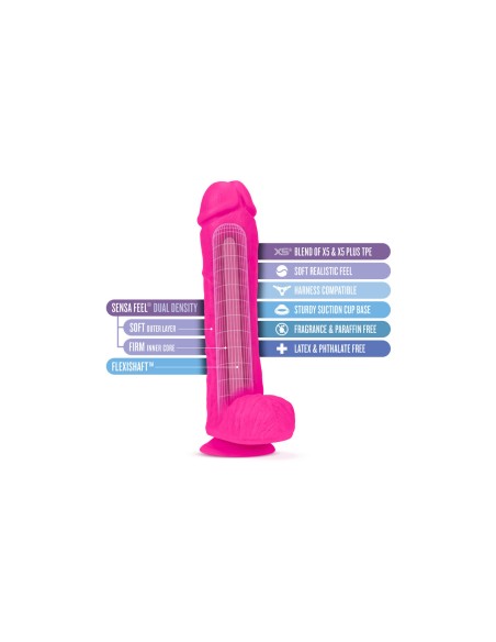 Gode réaliste Blush Au Naturel TPE Ø 5,5 cm