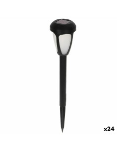 Set de bornes de jardin solaires Aktive 12 Pièces Plastique 7 x 37 x 7 cm (24 Unités)