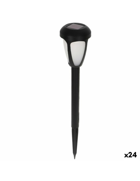 Set de bornes de jardin solaires Aktive 12 Pièces Plastique 7 x 37 x 7 cm (24 Unités)