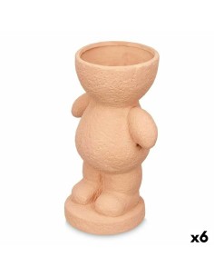 Figurine Décorative Orange 16 x 25 x 12 cm Vase (6 Unités)