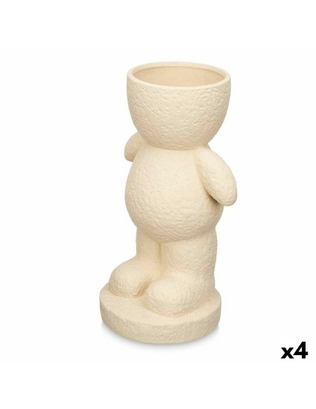 Figurine Décorative Beige 19 x 31 x 15 cm Vase (4 Unités)