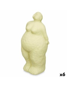 Figurine Décorative Vert Dolomite 14 x 34 x 12 cm (6 Unités) Femme À pied