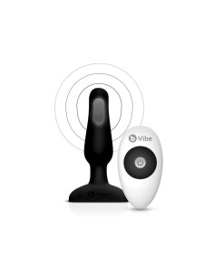 Plug anal avec télécommande B-Vibe NOVICE Noir 2