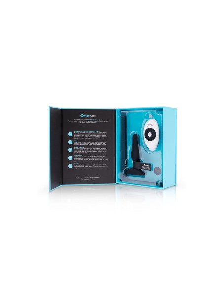 Plug anal avec télécommande B-Vibe NOVICE Noir