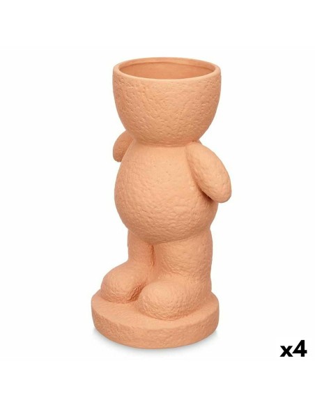 Figurine Décorative Vert 19 x 31 x 15 cm Vase (4 Unités)