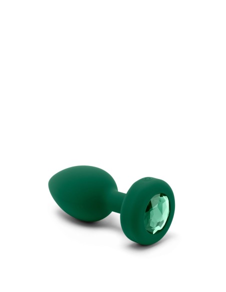 Plug Anal B-Vibe Vibrating Jewel Vert M/L